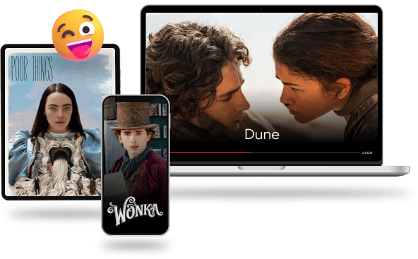 Apollo Group TV service on any device — a laptop, phone and tablet streaming films across all your screens